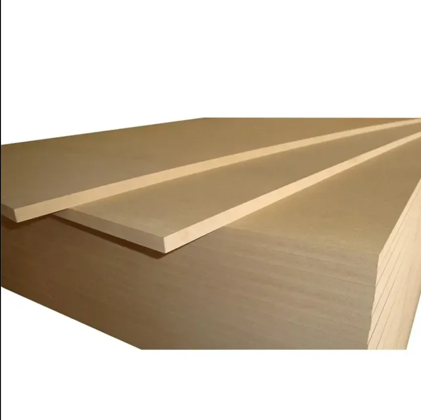 Cheap melamine MDF wood board 18mm15mm HDF board laminated sheet MDF panels 2mm 3mm MDF decor board