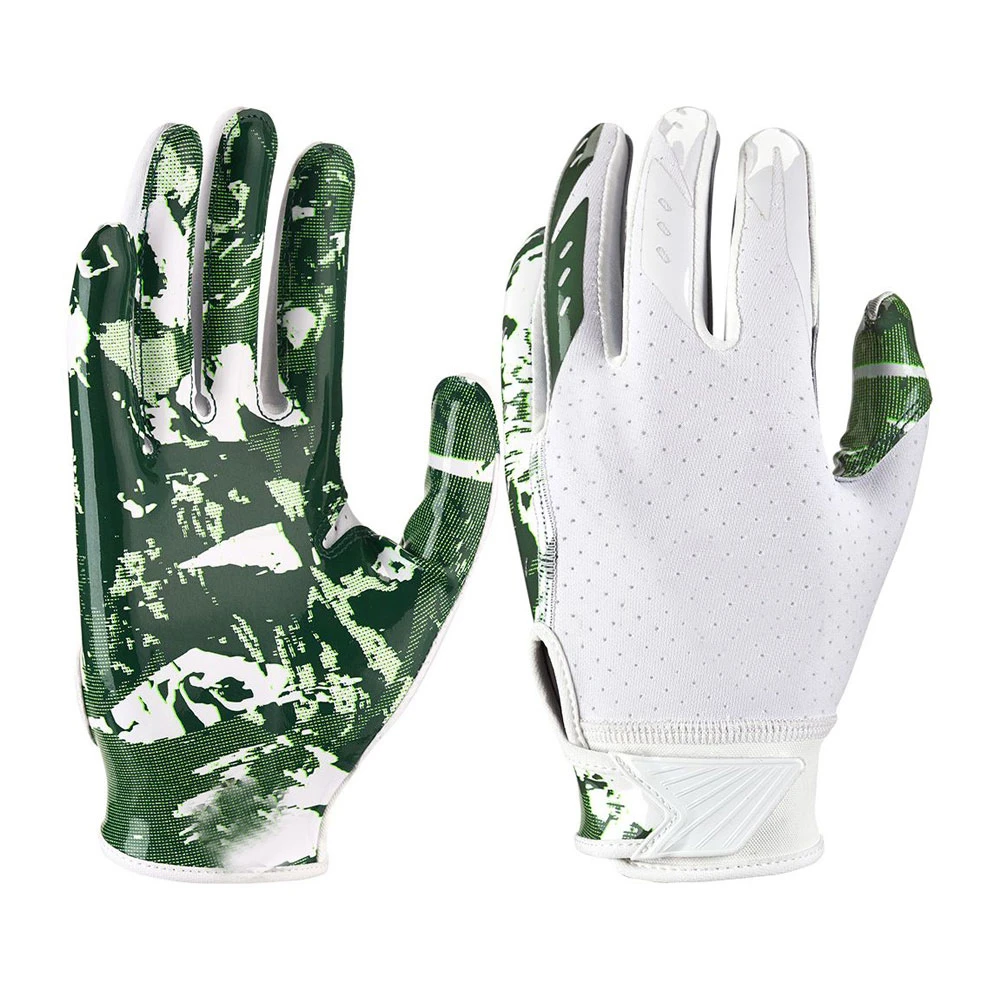 New Design Solid Sticky Football Receiver Gloves For American Football Sports