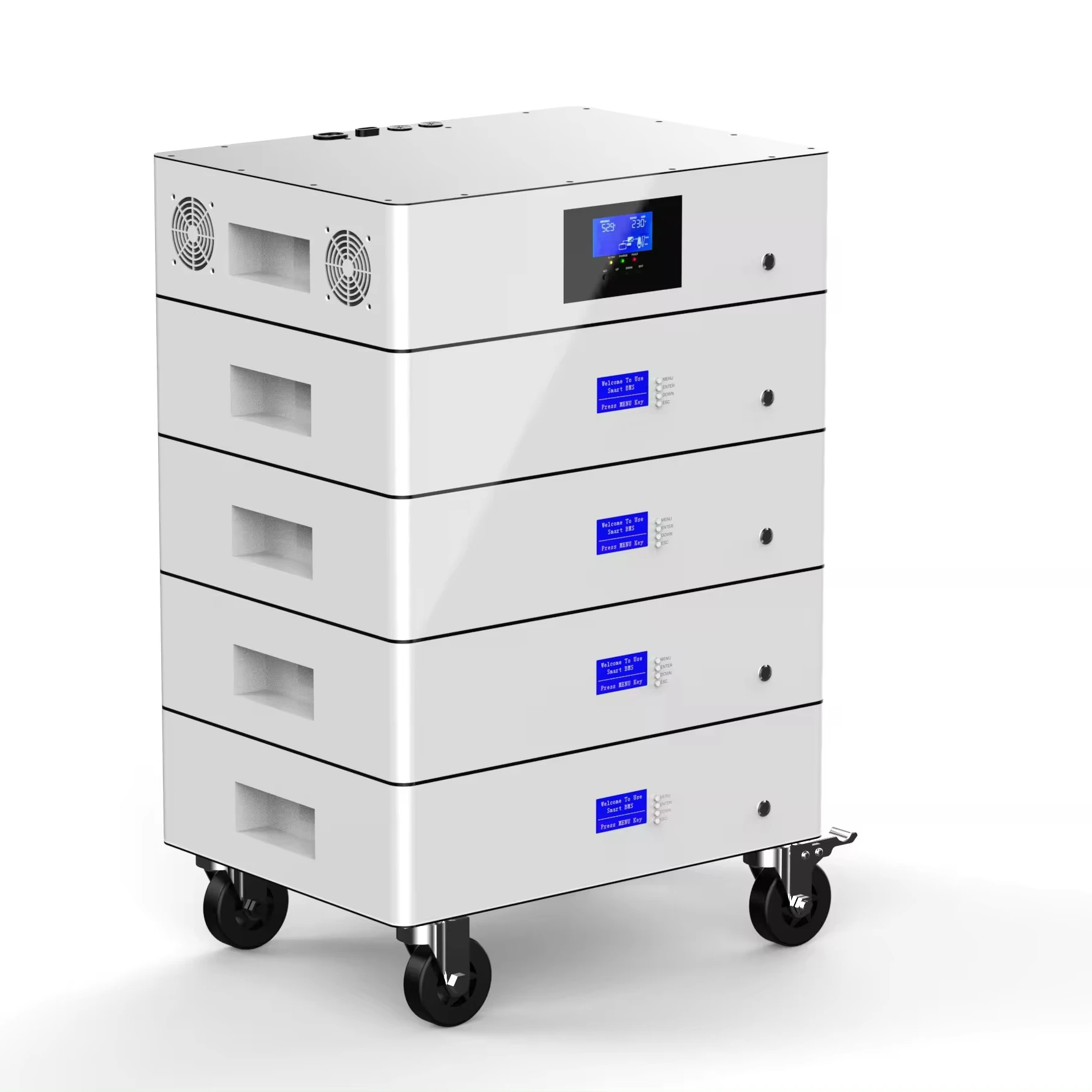 High Voltage Stackable Module 20.48kwh lifepo4 battery All In One Power Lithium Energy Storage System