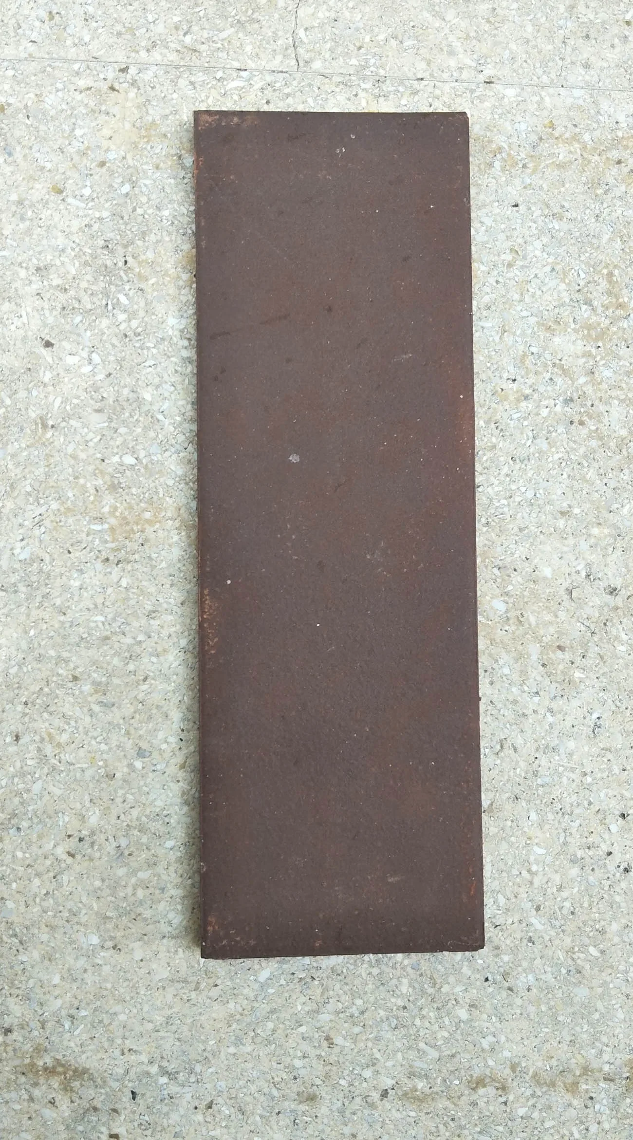 Brown clay terracotta wall cladding and clay floor tiles for garden indoor outdoor floor and wall brick covering cladding