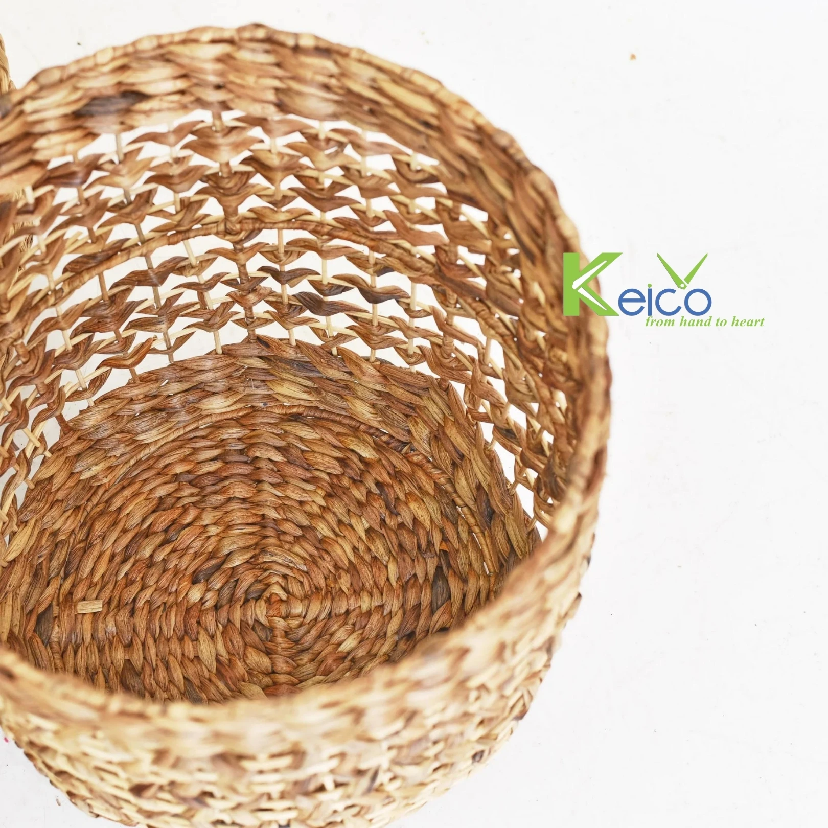 Wholesale Handmade Natural Seagrass Eco-friendly Storage Boxes & Bins for Organization clothes planting cleaning made in VIETNAM