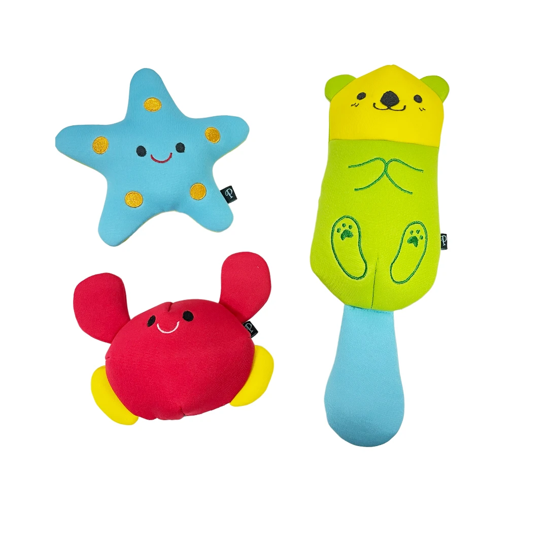 2024 new designed manufacture wholesale price cute crab plush stuffed toy floating