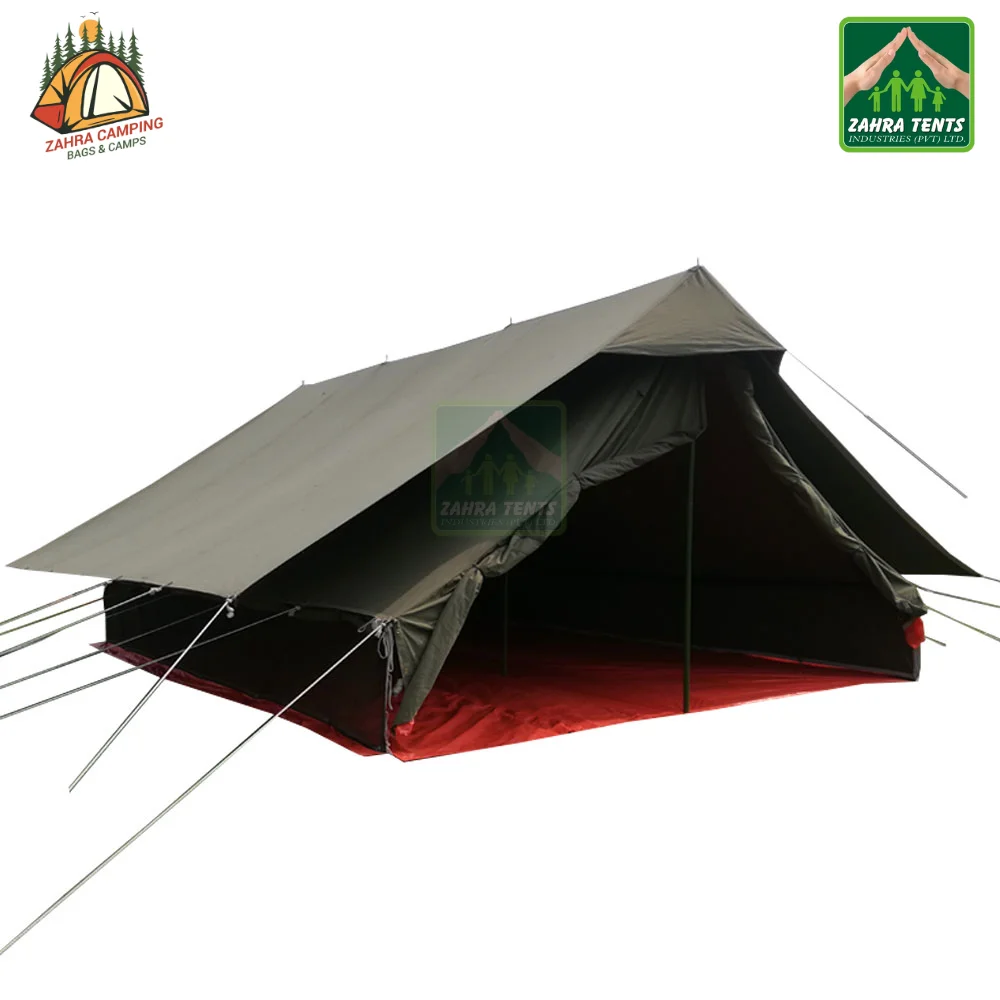 Extreme weather disaster relief large used Military Army Ridge Tent For Sale Custom Logo OEM Outdoor Portable Army Ridge Tent