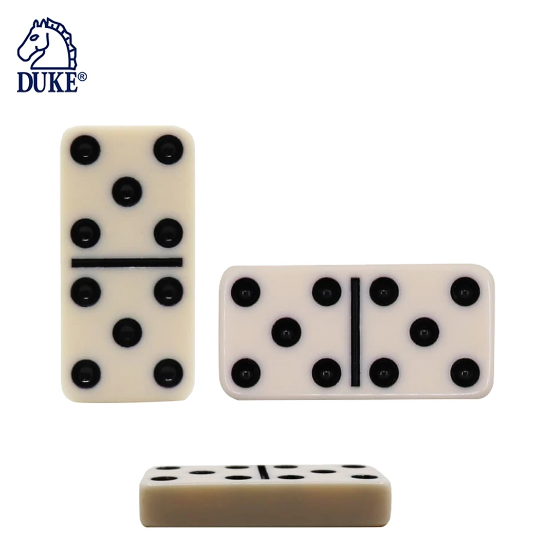 D6 Double Six Ivory Domino Tiles