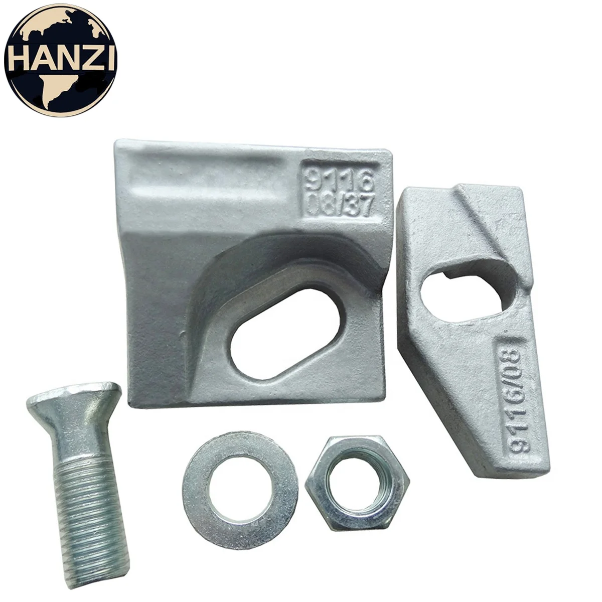 Two Piece Adjustable Crane Rail Fastening Fixing Clips