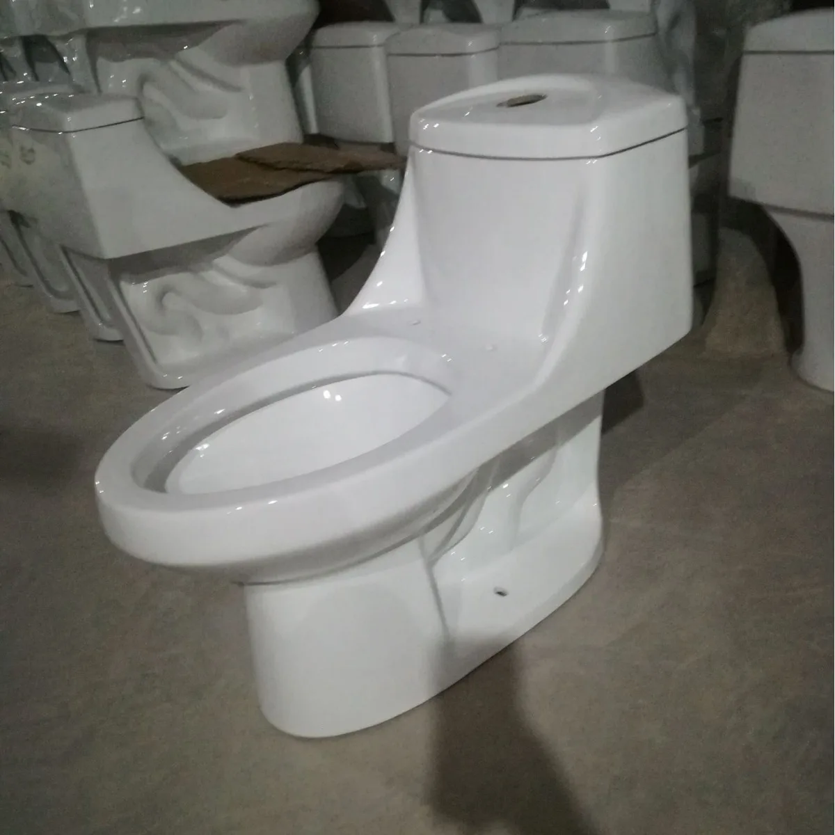 Bathroom Toilette Wash Down P Trap Wc Complet Commode Toilet Ceramic Sanitary Ware Water Closet Toilet Bowl Two Piece Toilet