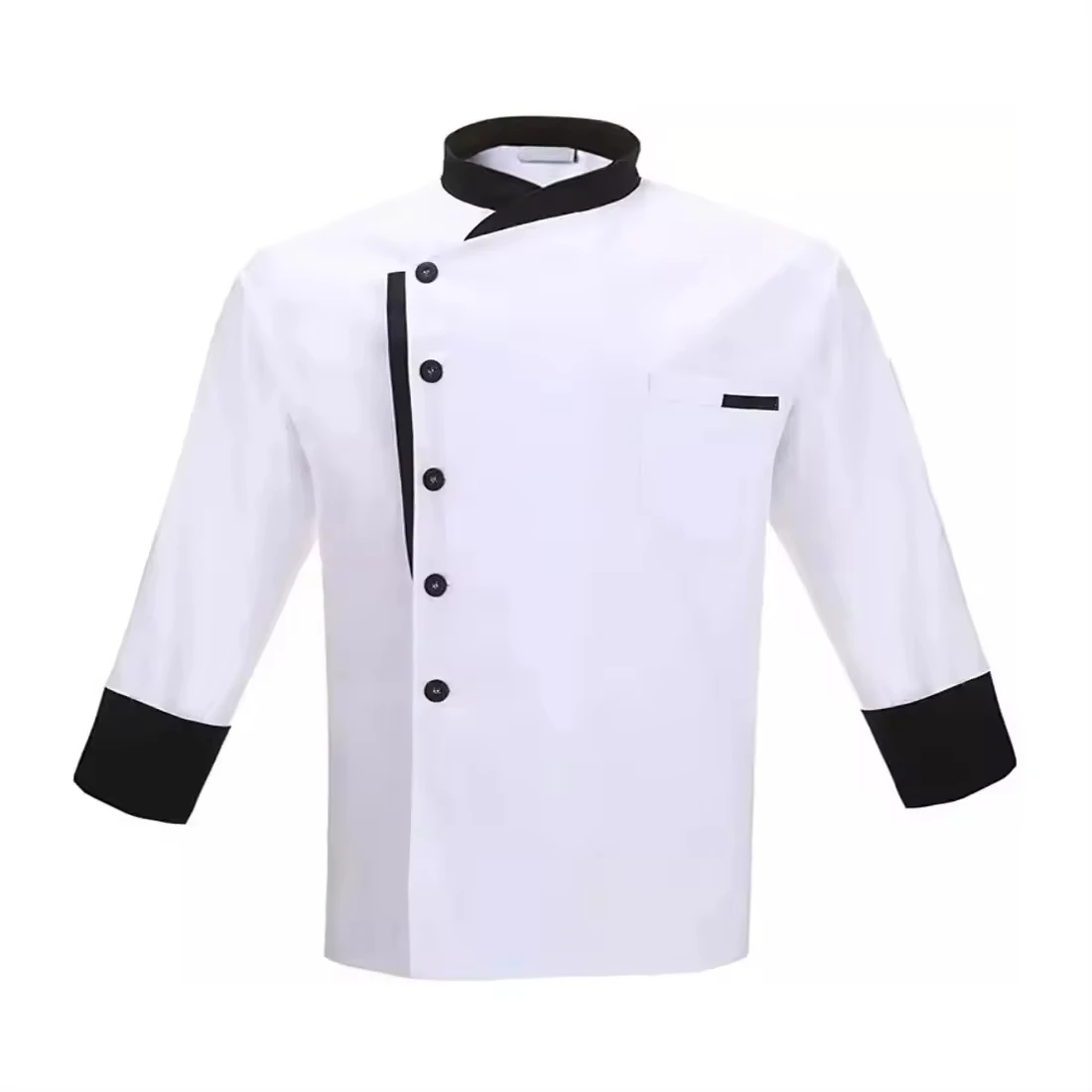Custom Short Waiter Chef Clothes Coat Restaurant Bar Hotel Chef Uniform for Unisex Hotel Chef Jacket