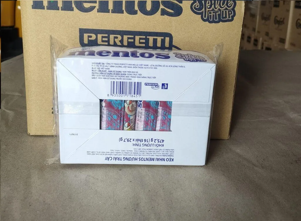 MENT0S SPICE IT UP CHEWY CANDY BOX 475.2g (16 rolls/box)