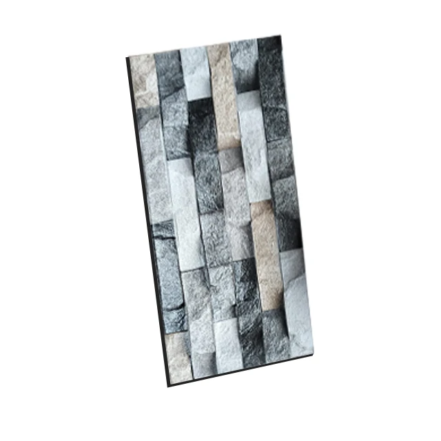 Modern 300x600 mm Porcelain Exterior Wall Tiles Natural Stone Mosaic High Elevation Anti-Slip Outdoor Decoration Wall Tiles