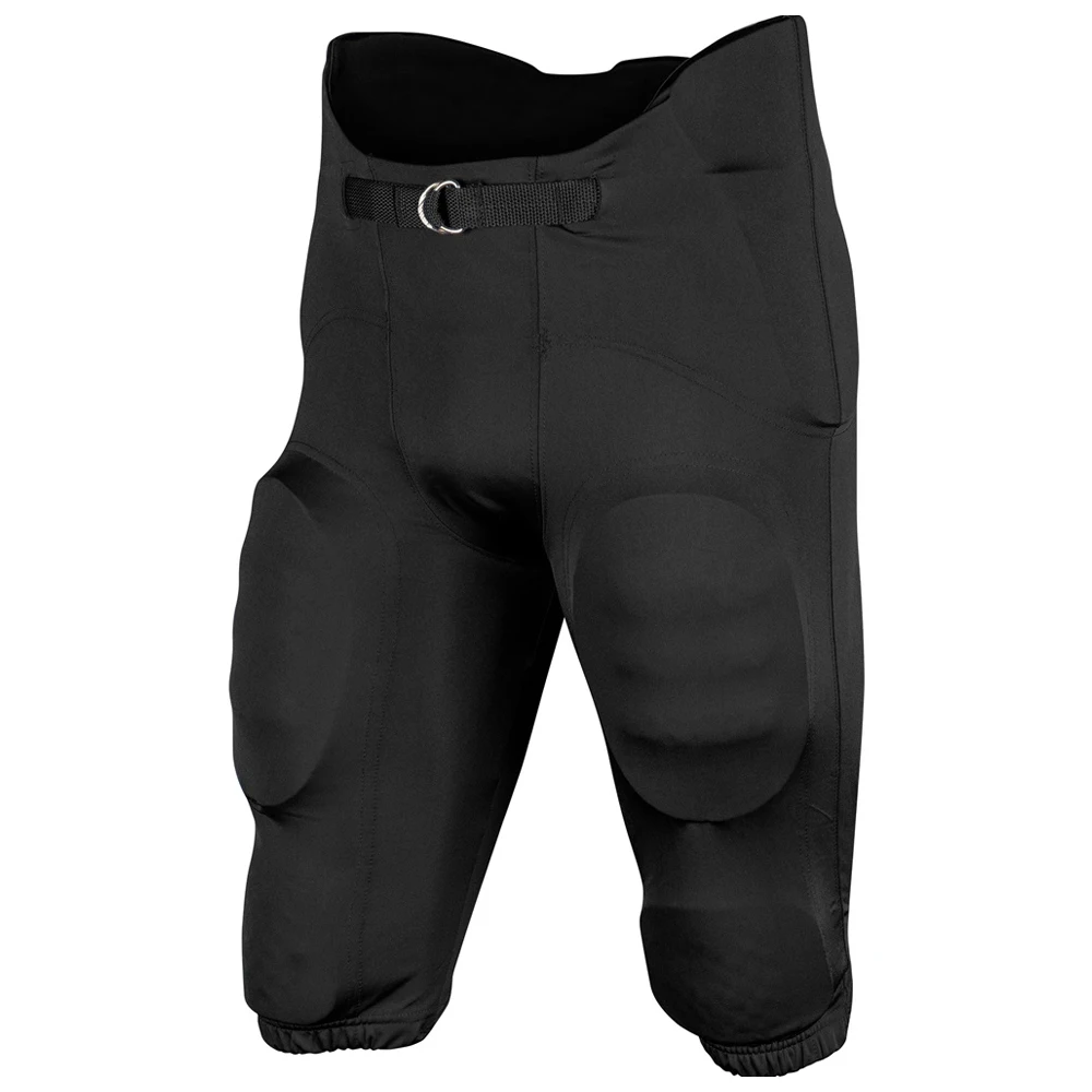 5 Pads Padded American Football Rugby Impact Girdle Pants Wholesale American Football Compression Girdle Shorts