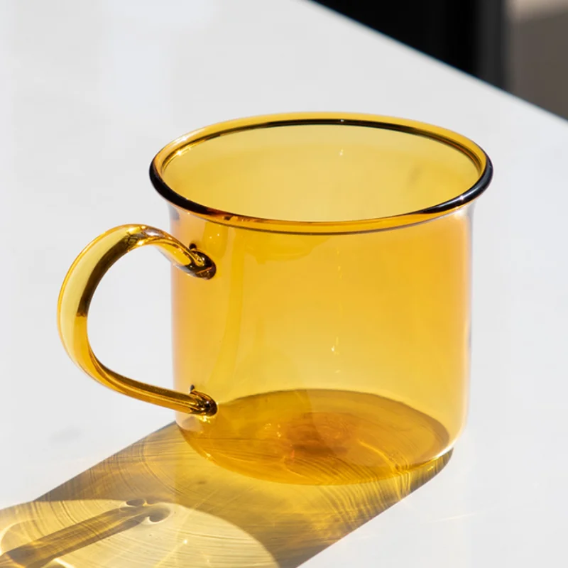 cute promotion exquisite reusable color heated drinking thermo glass coffee mug