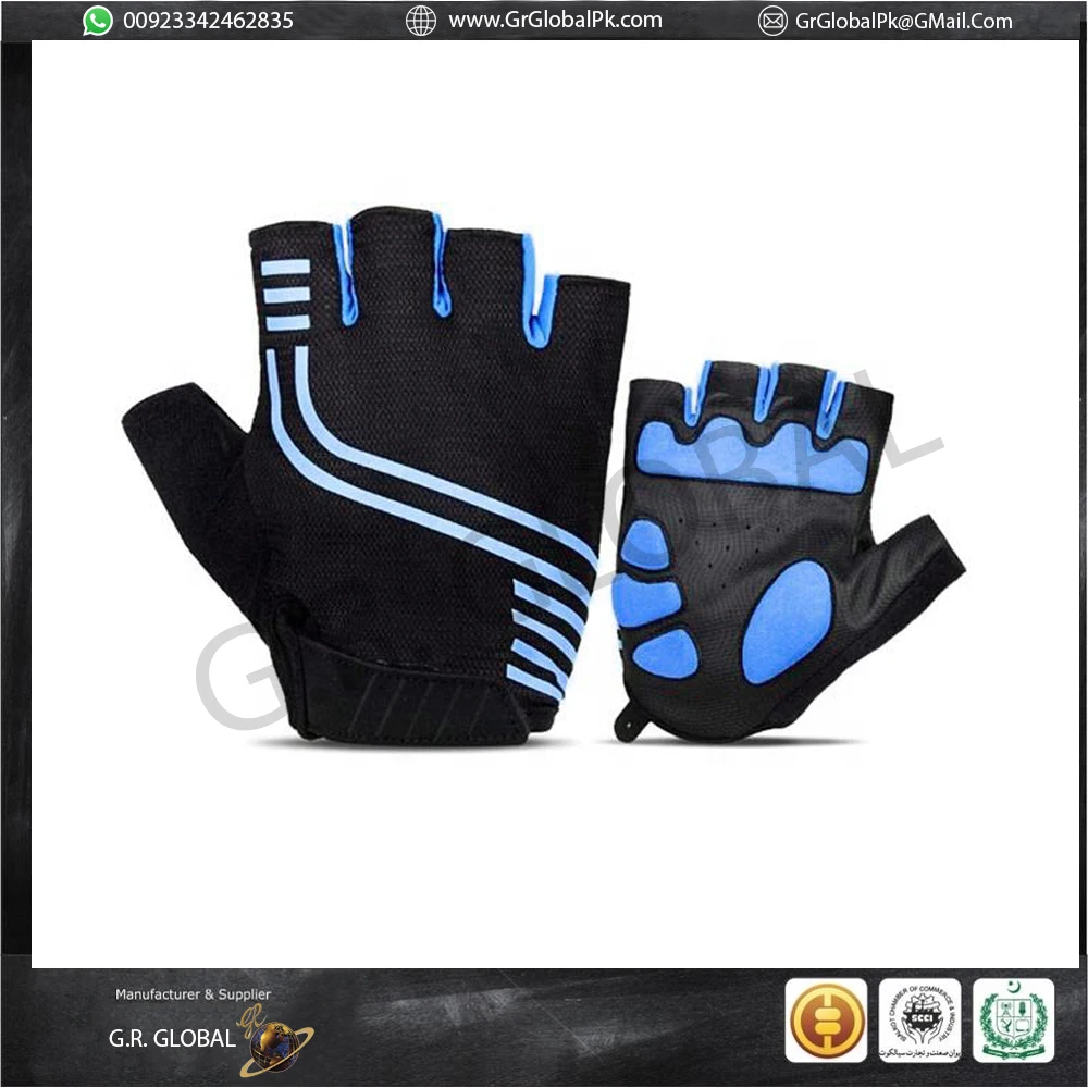 Customizable Design Wholesale Price Fingerless Fitness Training Workout Sports Gym Gloves Breathable Gymnastic Gloves