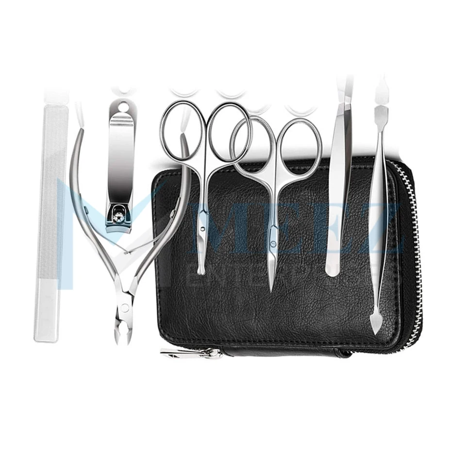 Stainless Steel Manicure Pedicure Stainless Steel Set For Women And Men 7 Pcs Beauty Care Instrument