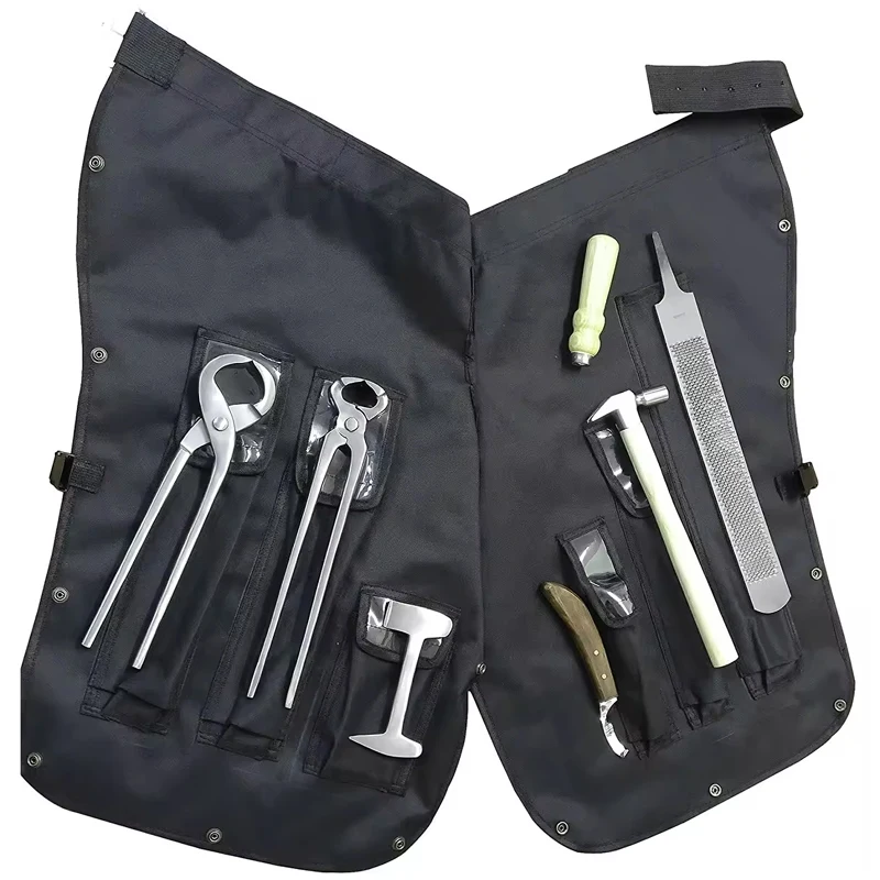 Heavy Duty 8 PCS SET Professional Horse Cattle Care Kit Hoof  Knife Buffer Farrier Tool