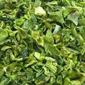 Wholesales price selling bulk high quality Steam Treatment Dehydrated green chilli bell pepper