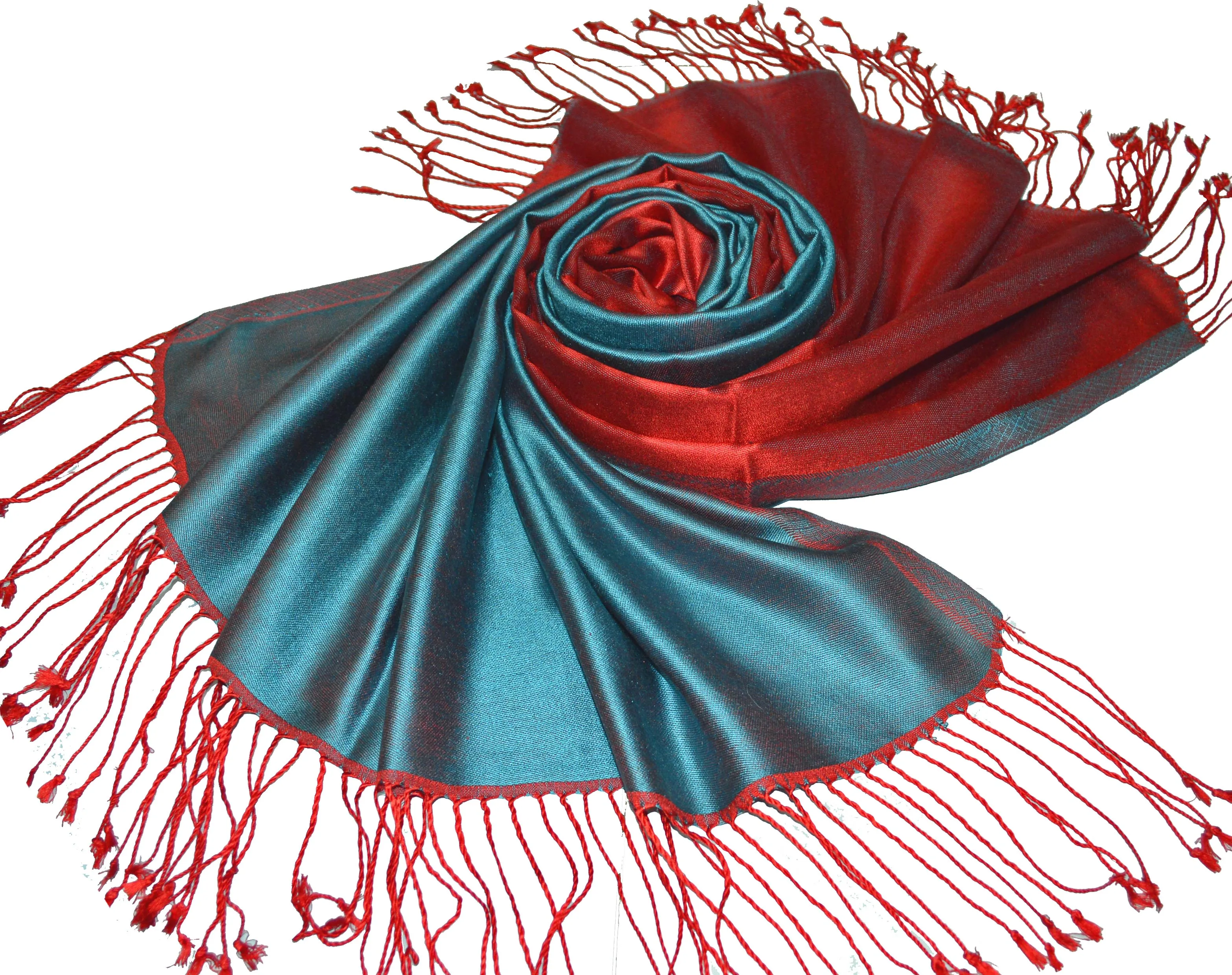 100% silk pashmina turkish water pashmina New arrival Double Color Hijab Scarf Two Color Scarf Mix Colors stoles shawl scarves