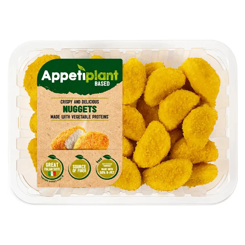 High Quality Made in Italy Ready to ship vegetarian food vegetable dishes 1kg Fresh Plant based nuggets