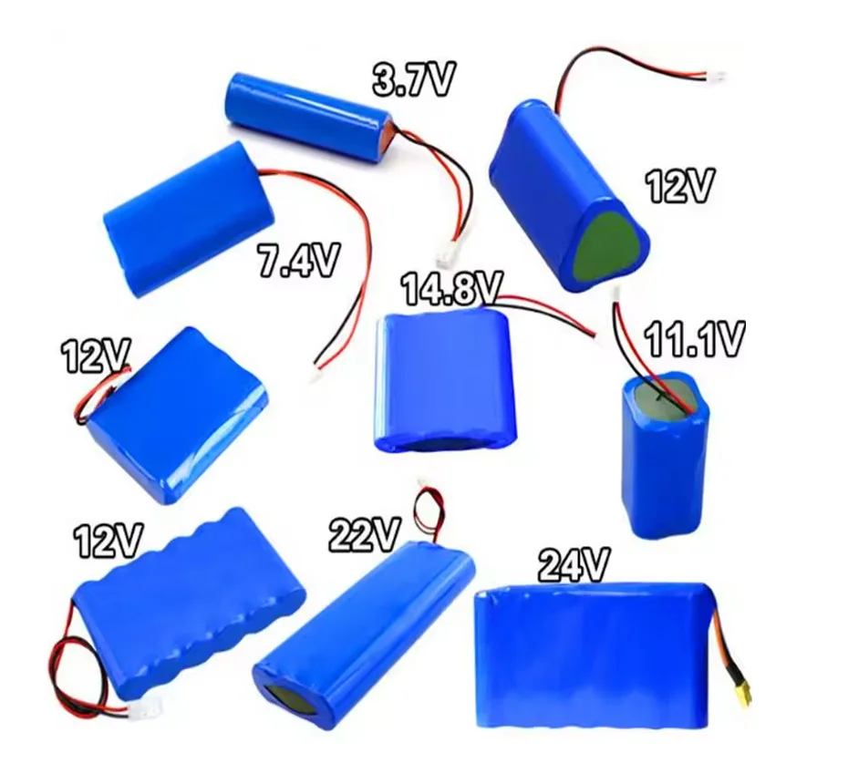 Customized Capacity DIY battery pack 18650 3.7V 7.4V 11.1V 12V 24V 36V 48V Lithium Battery pack Lion battery