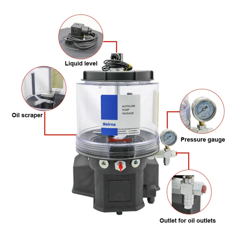 Factory Price 50W Auto Grease Pump Lubrication System 12V Machine Lubrication System