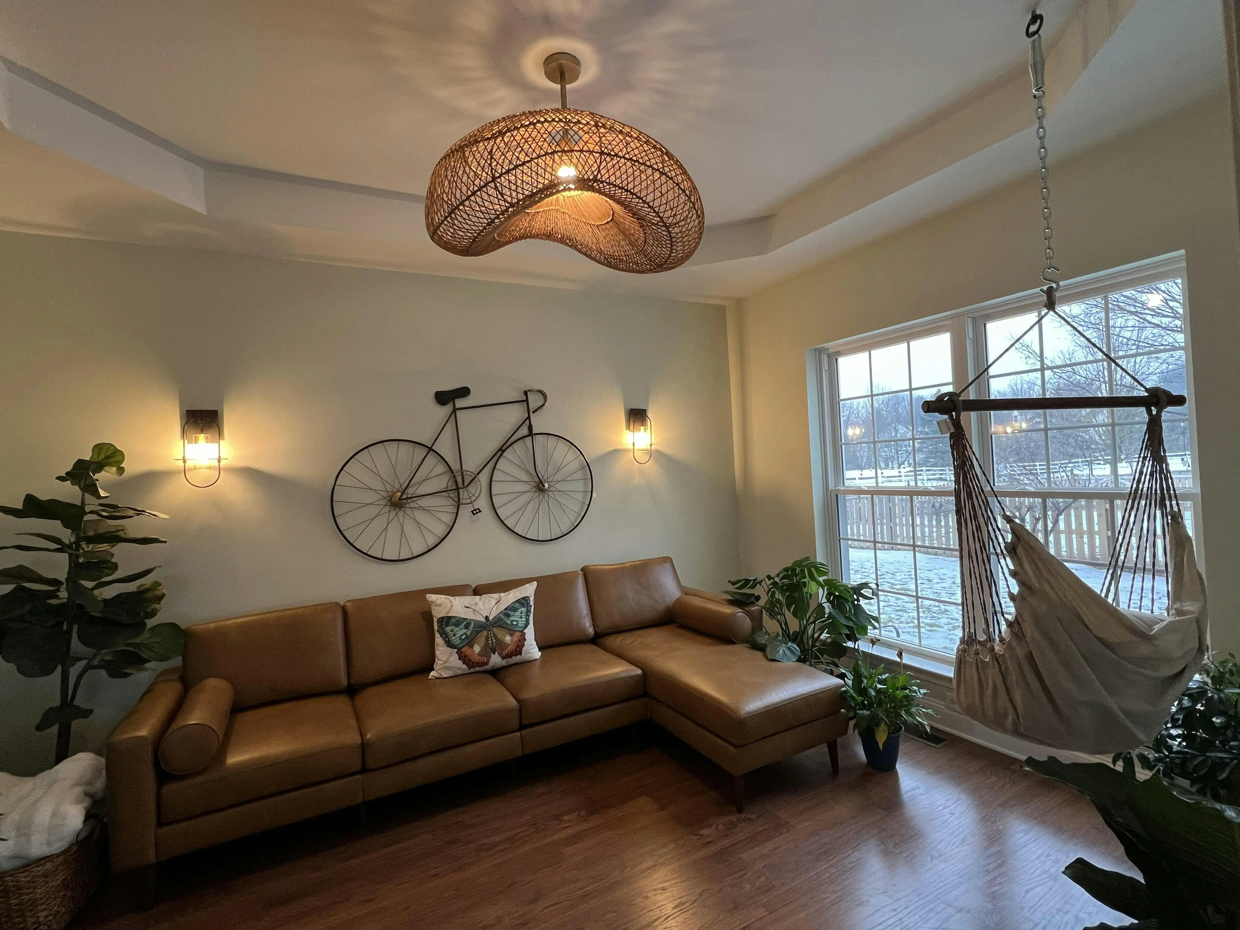 Bedroom Decor Elegant Eco Friendly Design Vietnam Handmade Bamboo Rattan Lamp Covers Wholesale Hanging Pendant Light Chandelier