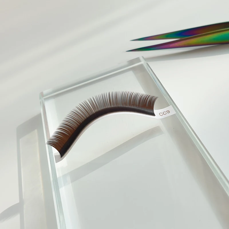 [ROSE LASH] 2022 темно-коричневые Индивидуальные Накладные ресницы накладные с двойным подогревом долговечные без изгибов клея Корея PBT Материал