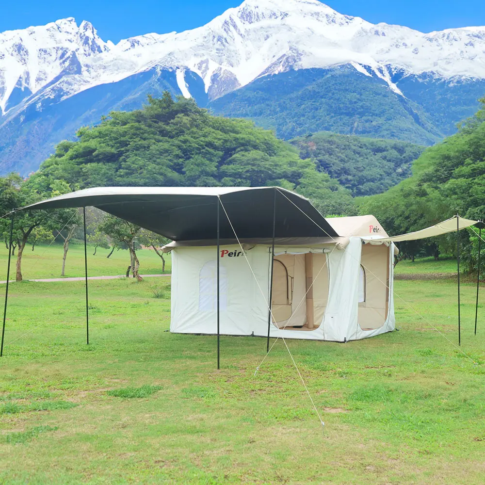 High Quality Customized 4 Season Luxury Large Outdoor Camp Family air camping tube tent Waterproof PVC Inflatable Camping Tent