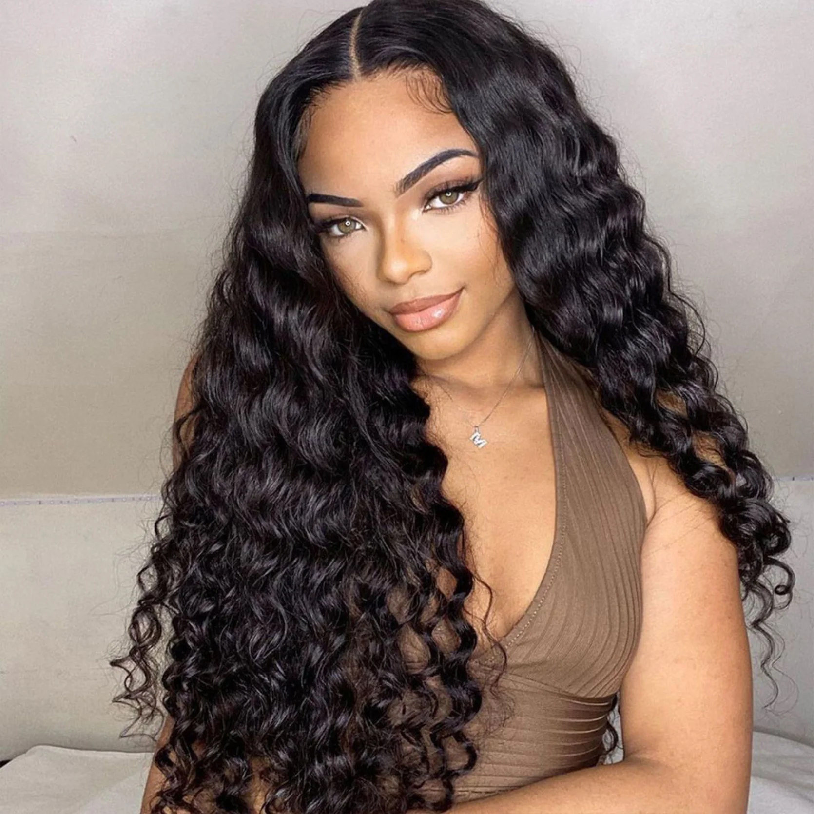 Top1 Quality Trendy Deep Wave Hair Extensions Beautiful Long Lasting Vietnam Human Hair HD Lace Wigs Genius Weft Weaves And Wigs