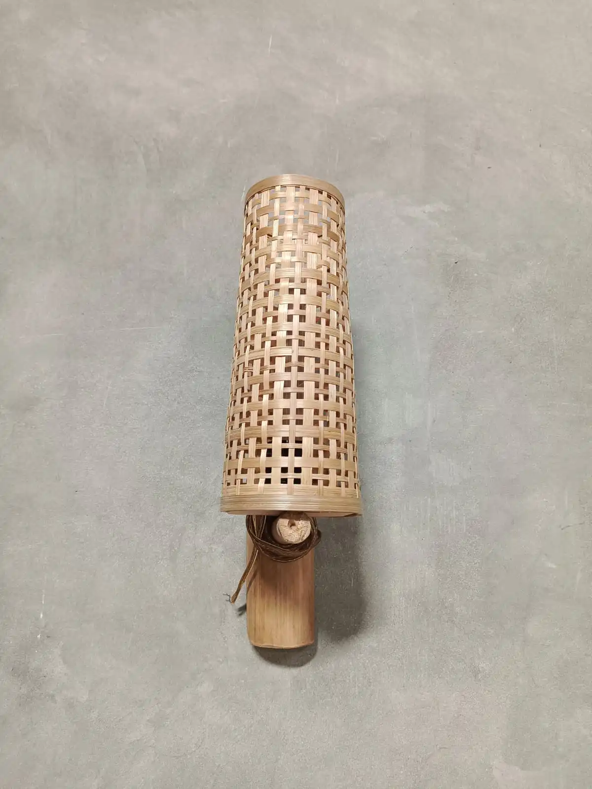 bamboo wooven lamp home deco interior wall original handmade