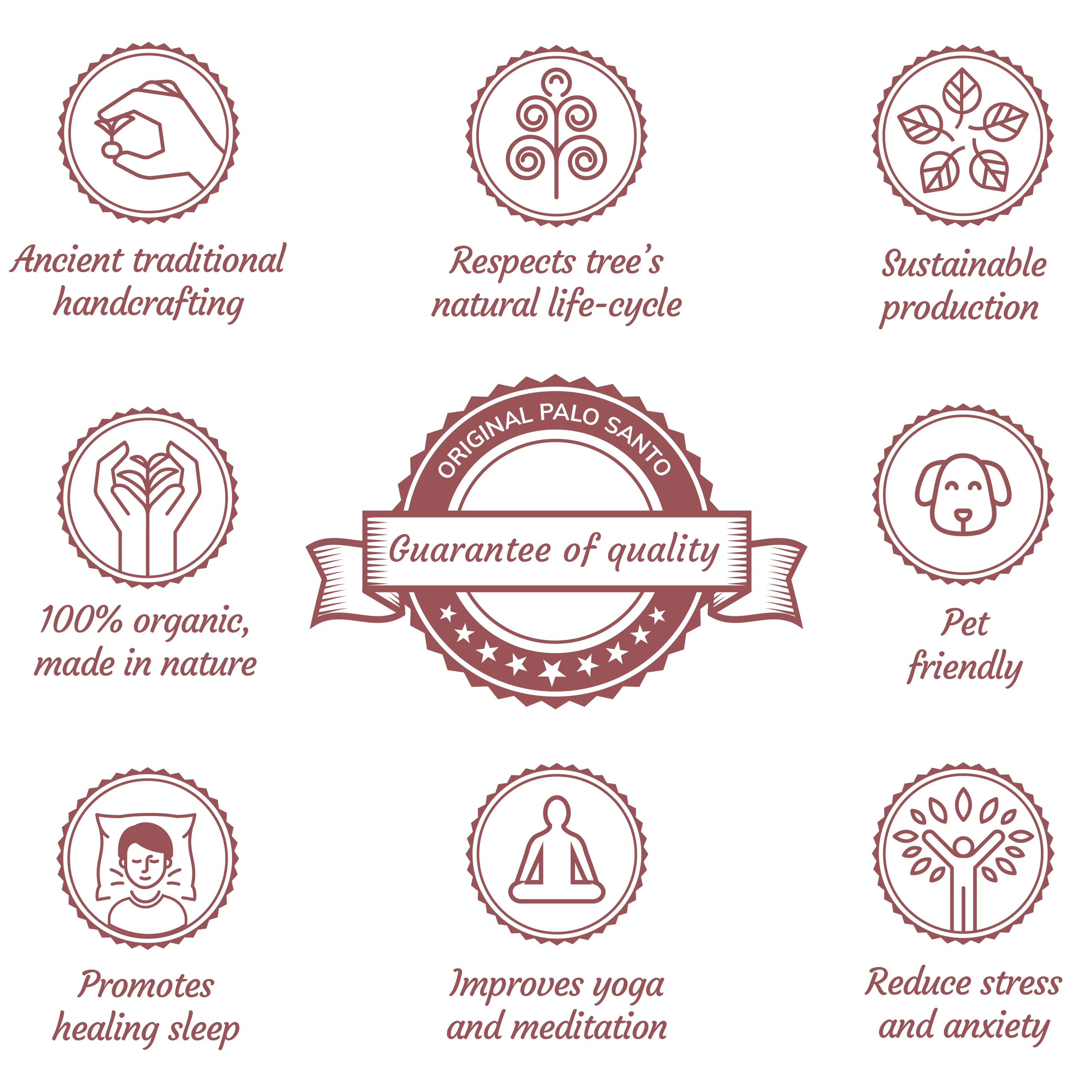 High Quality Natural Incense Sticks - Palo Santo Sticks Peru - Premium Palo Santo Wood - Shipped from Peru - 100 kg or more