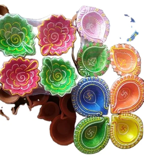 Colour Diwali Diya
