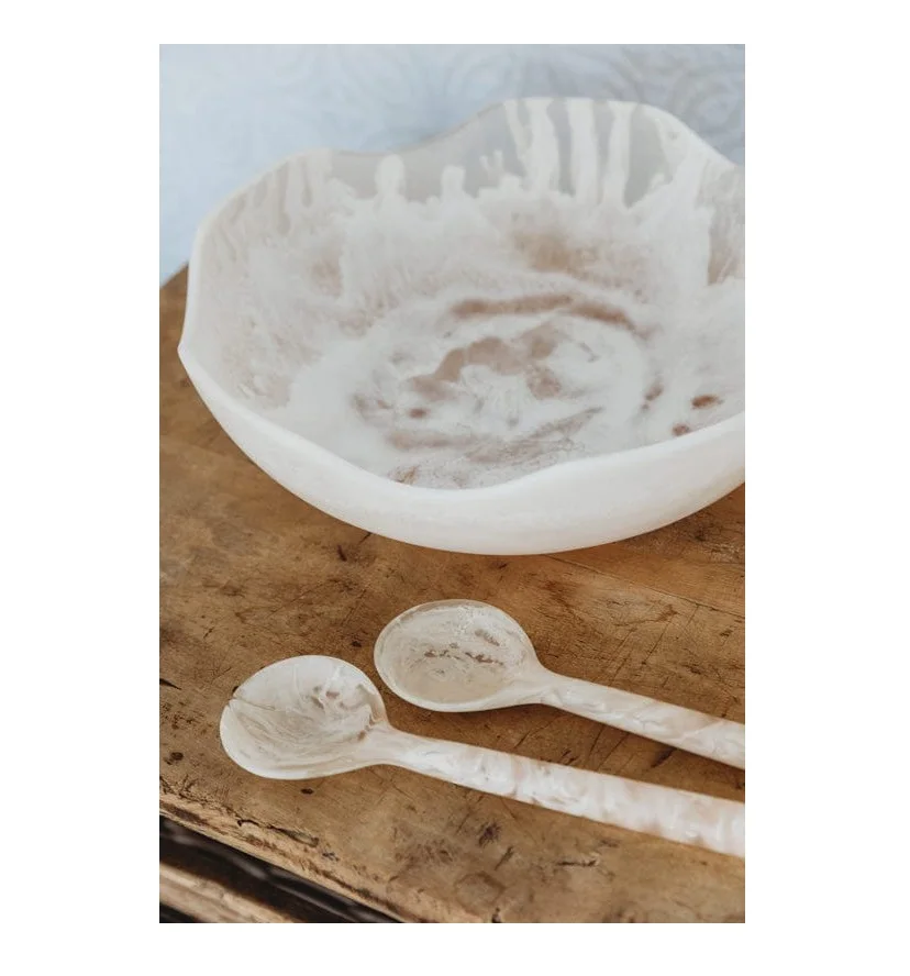 Top Sale Customized Resin Bowls For Wedding and Home Dinner Tabletop Large Size Food Bowl Kitchenware