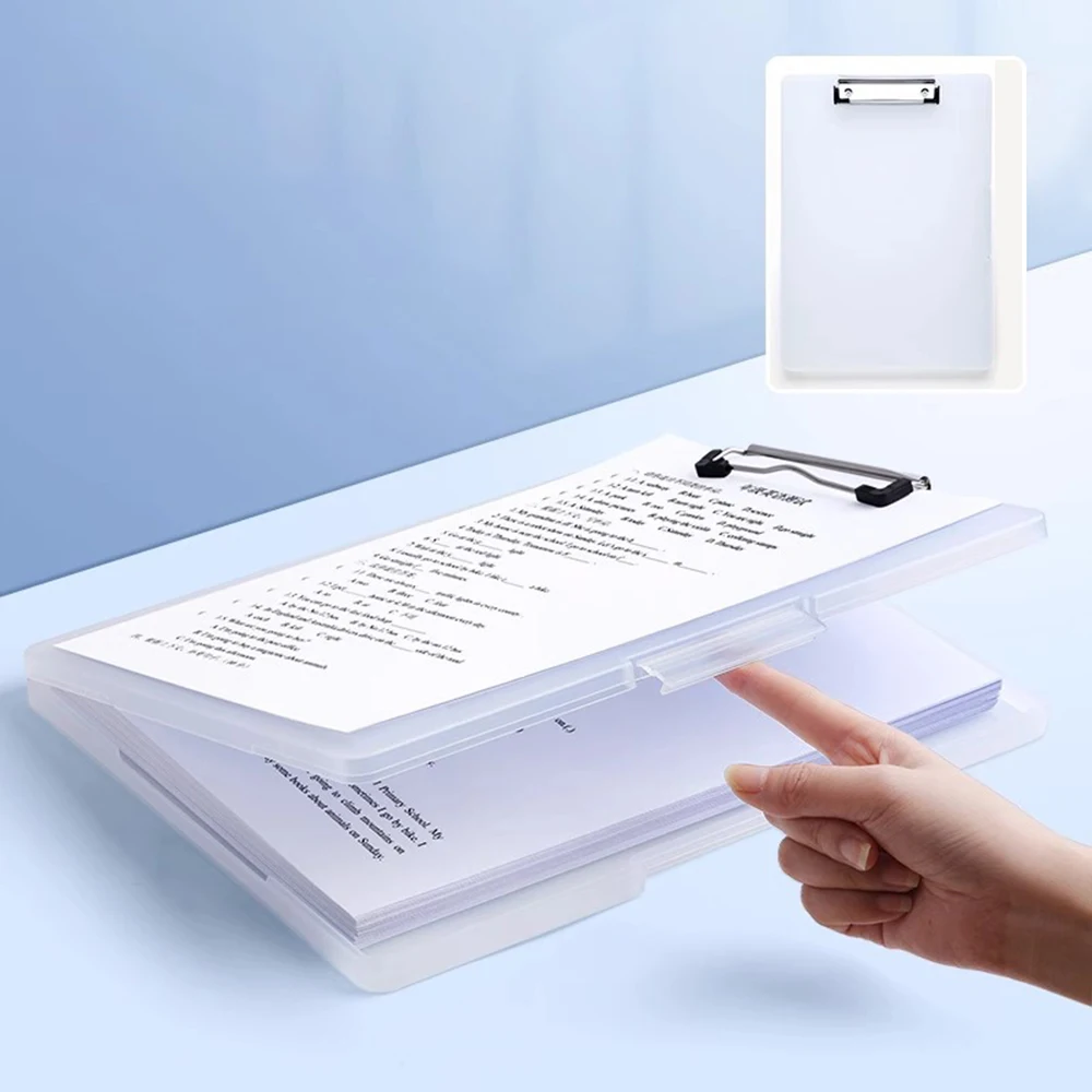 Wholesale Plastic Storage Clipboard With Pen Holder Clip Boards Cute Clipboard For Office & School Supplies