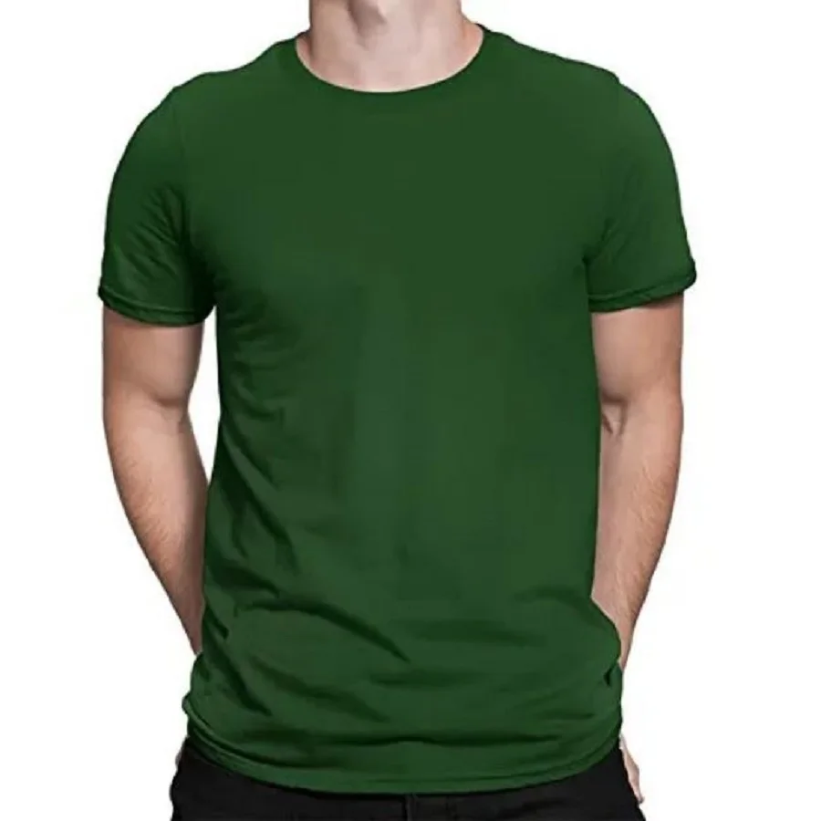 Factory Wholesale Custom T shirt 100% Cotton Short Sleeve Round Neck Solid Cheap And High Quality Men T-shirt for Sale