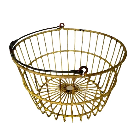 Wholesale Multi Functional Metal Mesh Wire Storage Basket For Home Laundry Kitchen Clothes Metal Wire Basket