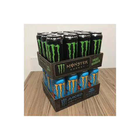 Monster Zero Ультра-500 мл Тропический энергетический напиток с низким содержанием жира таурин безалкогольный большая коробка для чистого блаженства