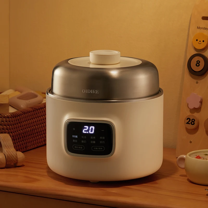 OIDIRE Slow Cooker Nutritious Stew Soup Classic Stew Pot Korean Stew Pot Kitchen Appliances