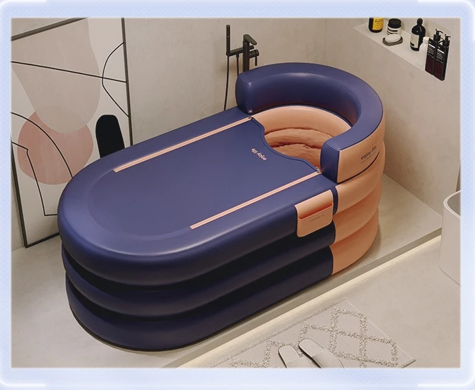 Foldable Inflatable Bathtub for Household Bath Tub for Baby Portable Tub for Adults