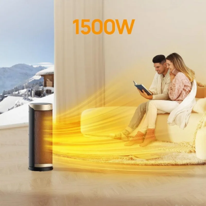 Heater Indoor, Electric Heaters with Thermostat 70 OscillationCeramic heaters for Indoor use with Remote Fast Safety Room Heater