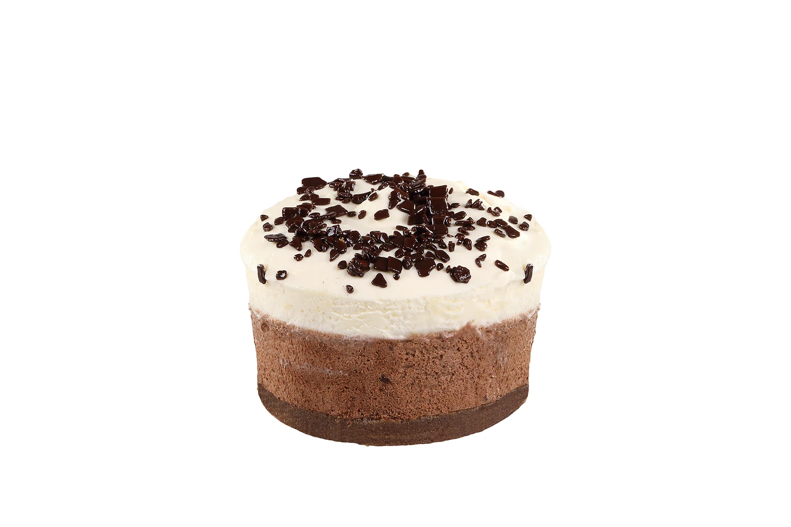 Single Serving Two Chocolate Cake Dark Chocolate White Chocolate