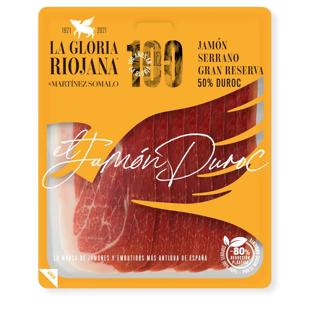 JAMON SERRANO GRAN RESERVA DUROC 100 g (SUSTAINABLE PACKAGE)