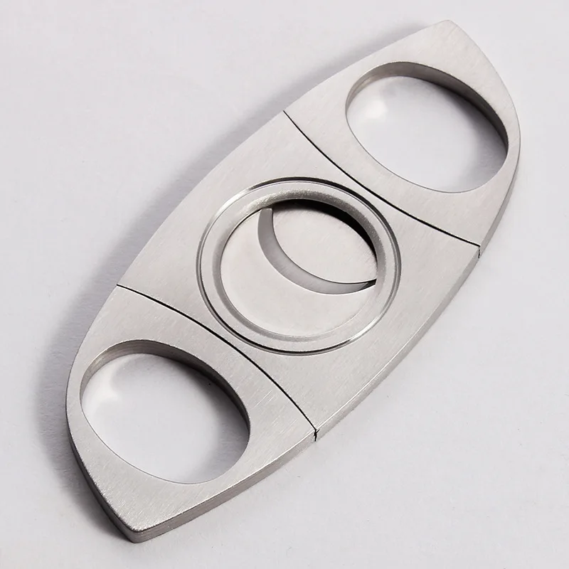 Amazon Hot Sale Cigar Cutter Factory Stainless Steel Blade Smoking Accessories Cigar Scissors
