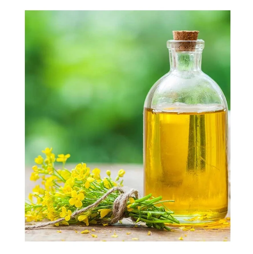 Pure Refined Canola Oil - Rapeseed Oil for Baking and Frying
