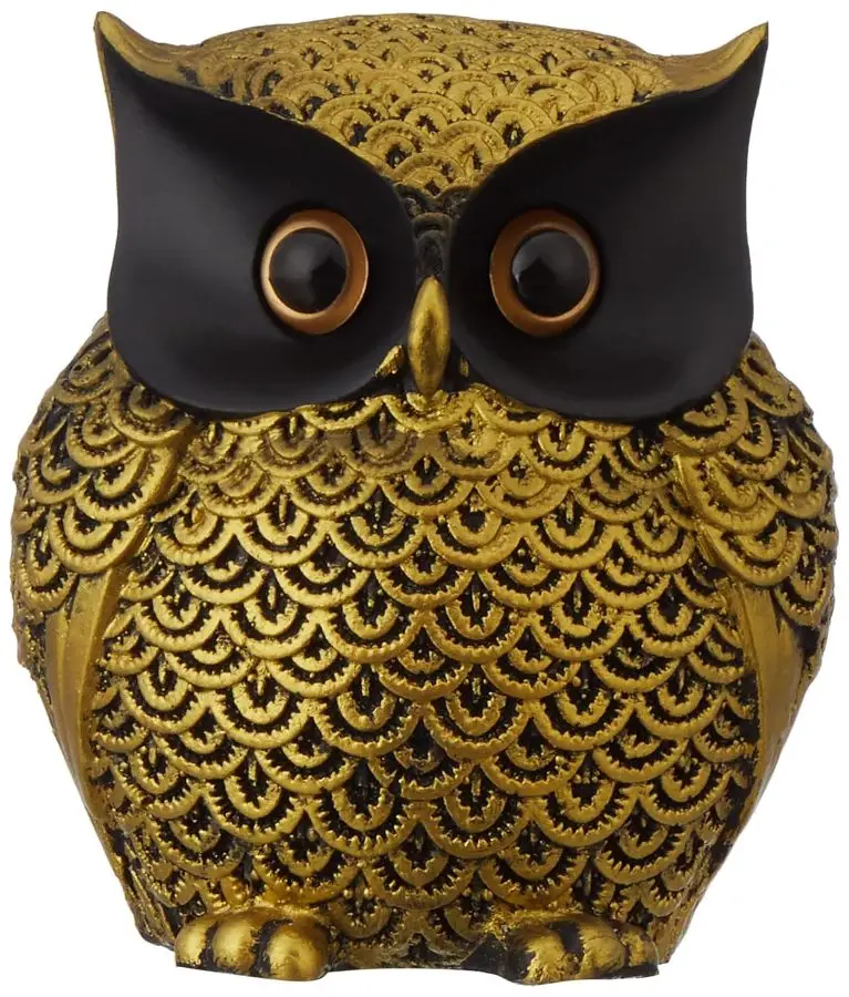 Adorable Owl Figurine,Big Eyes Cute Owl Statue for Home Office Decor and Owl Lovers