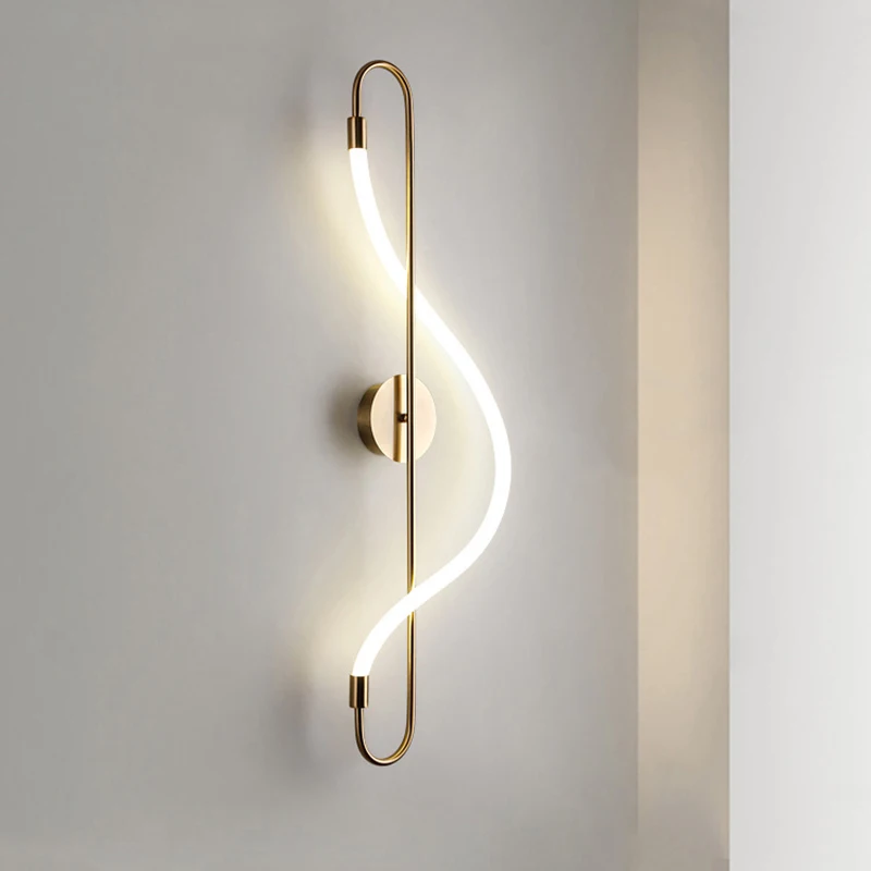 Tpstarlite Nordic Modern Hotel Indoor Bedroom Bedside Wall Sconce Light Decorative Wall Lamp