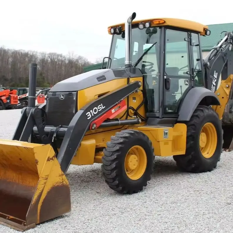 Top Quality 1.0m3 Bucket 2ton 3ton 4ton Backhoe Loader with Tier 5 Engine Brand New John Deer 310SL Backhoe Loader