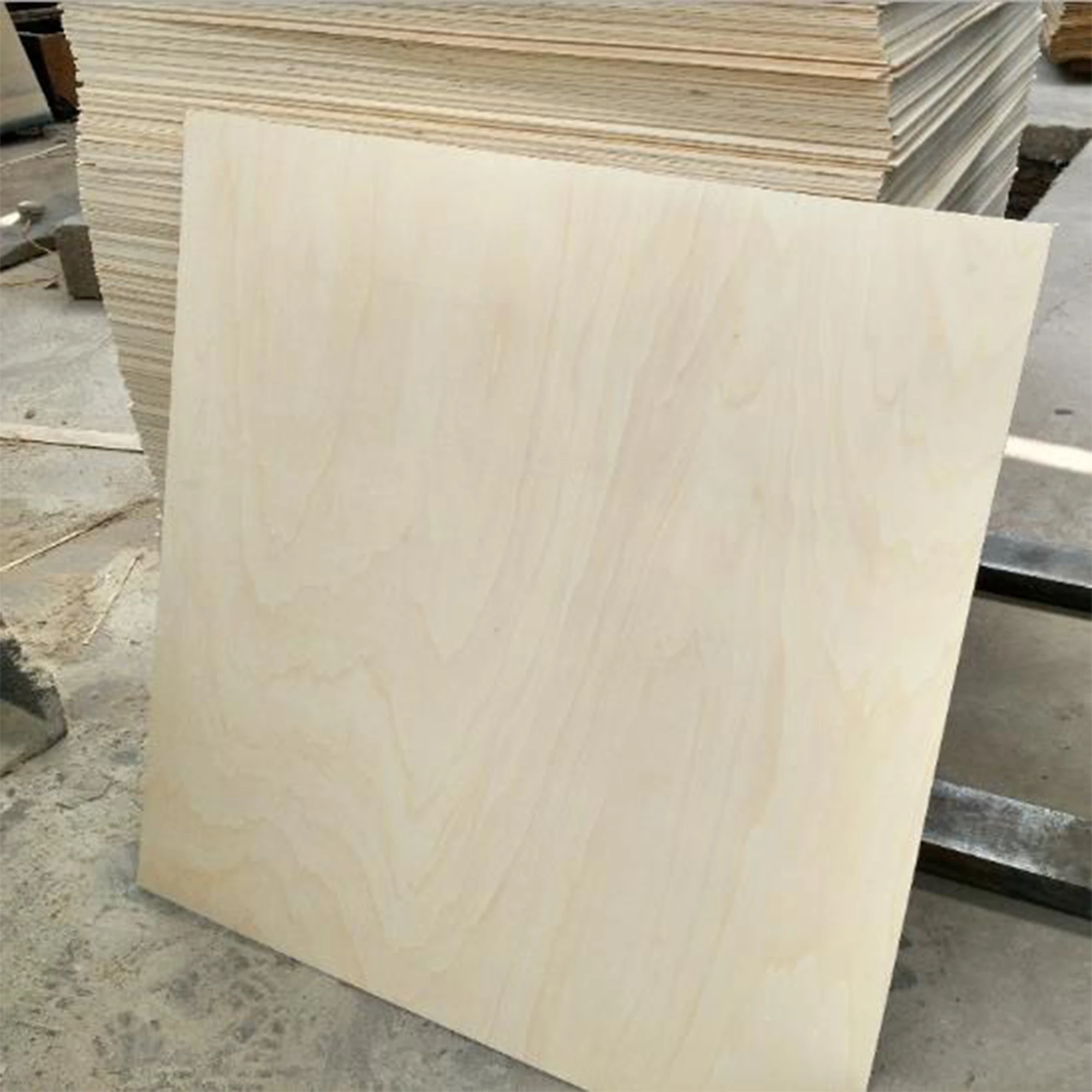 1/8 3mm 4mm thin basswood plywood AA grade plywood sheets for craft