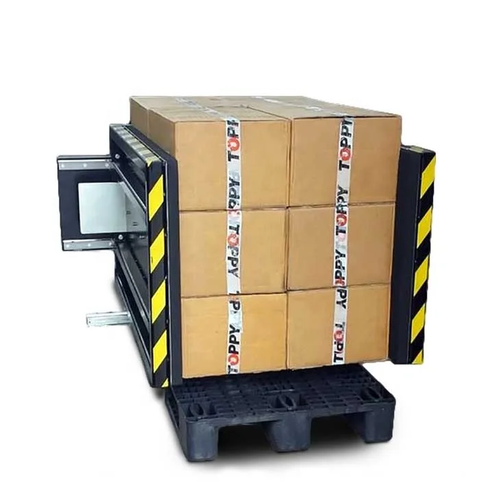 New Stationary pallet exchanger blue drums, pallet exchanger for warehouse no rotating or tilting the product