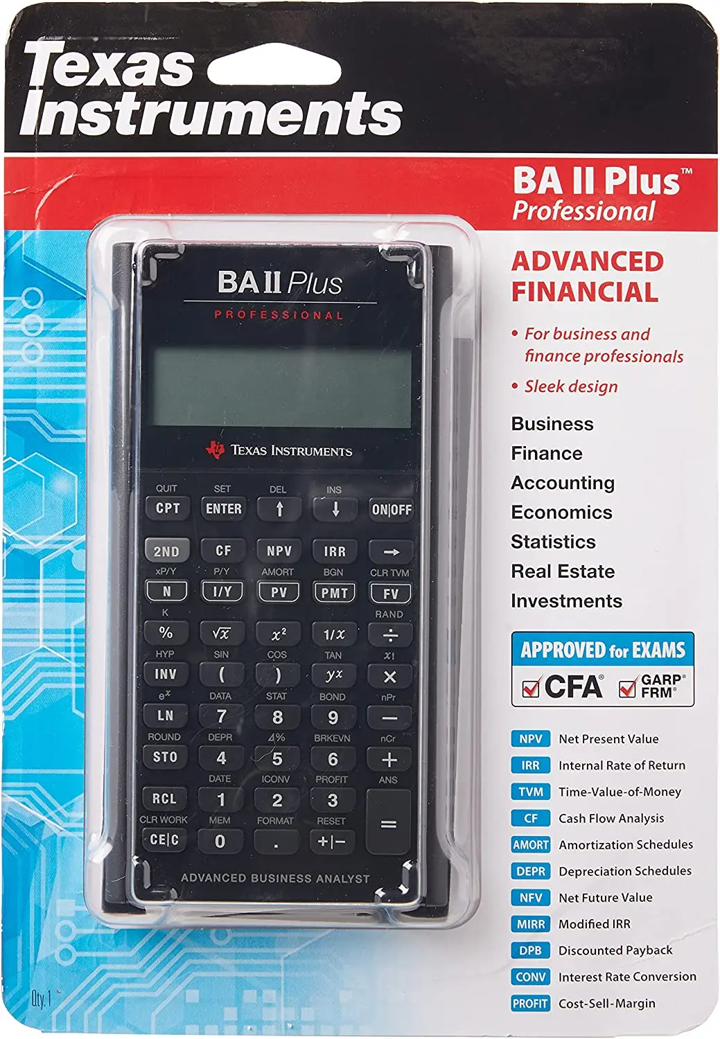 Texas Instruments BA II Plus Professional Calculator