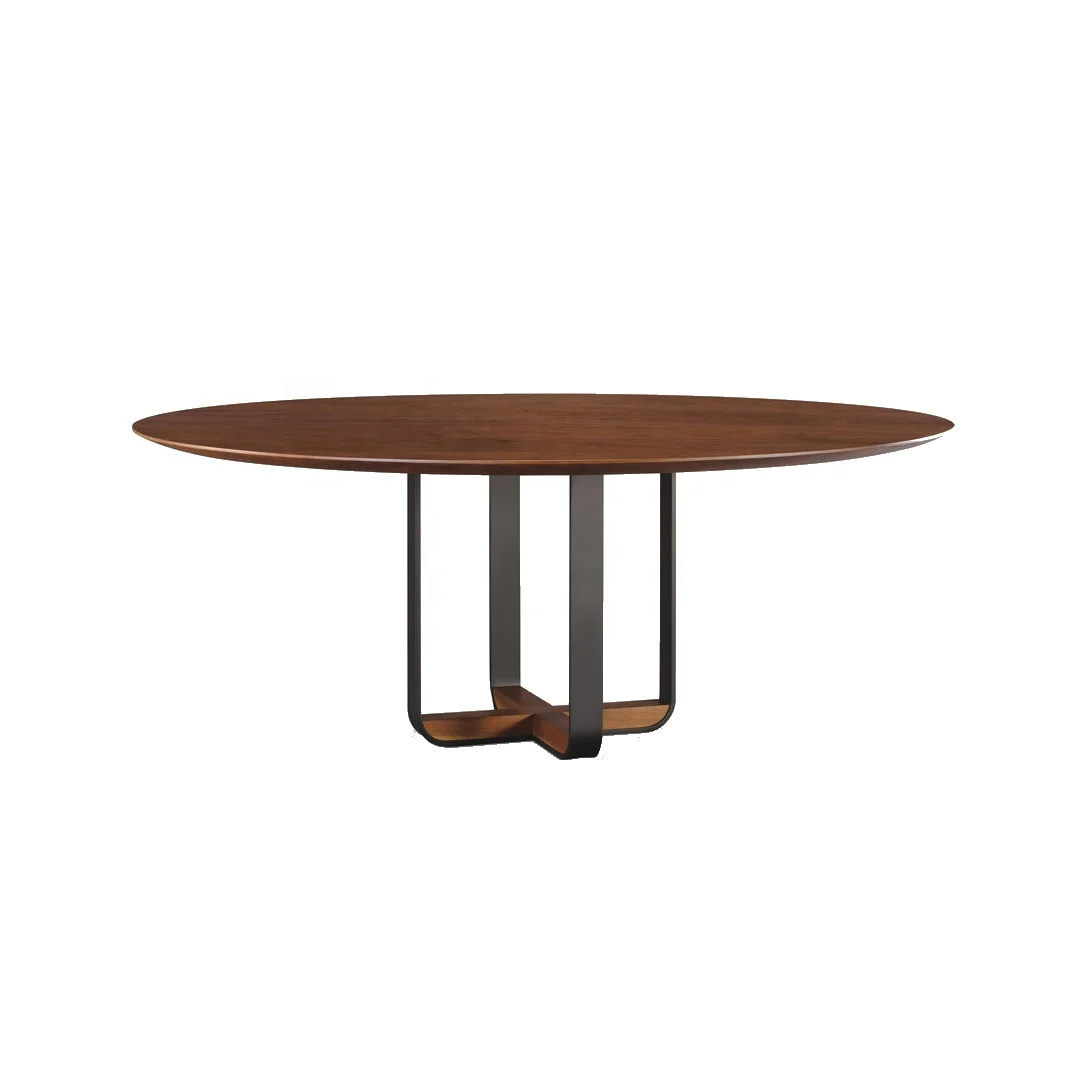 The Best and Highest Quality Modern Round Dining Table With an Elegant Style and Natural Matte Top