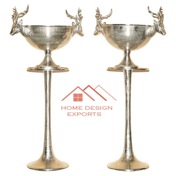 Handmade Copper Wine Bucket Bar And Wine Accessories 100% Pure Copper Beverage Tub Copper Wine Chiller Exporters India